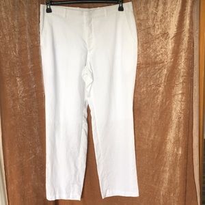 INC white linen mens slack
